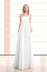 Robe de mariée luxueux naturel plissé de traîne courte avec zip - 1