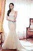 Abito da sposa a sala con piega speciale coda a strascico corto schiena nuda sirena - 1