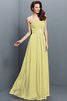 Chiffon Prinzessin Empire Taille A Linie Reißverschluss Brautjungfernkleid - 8