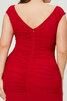 Vestido de Fiesta de Angelical de Sin mangas de Natural con Perlas - 10