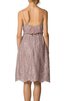 Sencillo Vestido de Dama de Honor de Escote de Tirantes Espaguetis de Apliques - 2