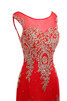 Gesticktes keine Taille Prinzessin Halle langes formelles Abendkleid - 5