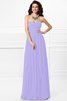 Robe demoiselle d'honneur naturel longue plissé de lotus ligne a - 18