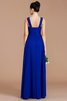 Robe demoiselle d'honneur naturel en chiffon de col en cœur jusqu'au sol d'empire - 36