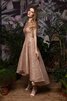 Vestido de Cóctel de Brillante de Natural de con Lentejuelas de Largo - 9