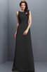Vestido de Dama de Honor de Corte Recto en Satén de Hasta el suelo de Largo - 4