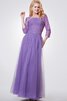 Gerüschtes Ärmelloses Empire Taille trägerlos bodenlanges Abendkleid mit Bordüre - 1