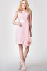 Abito da Damigella Formale E Informale Tubino con Fusciacca Senza Maniche A-Line in Chiffon - 1
