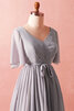 Robe de bal avec ruban jusqu'au sol fait main ceinture naturel - 4