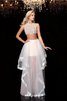 A Linie Tüll Zweistück Abendkleid mit Applikation ohne Ärmeln - 3
