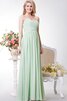Robe demoiselle d'honneur facile à la mode ligne a avec sans manches v encolure - 4
