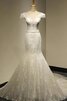 Spitze normale Taille Halle Dom sittsames modisches Brautkleid - 4