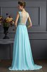 Robe de bal longue avec perle de princesse de traîne courte grandes bretelles - 2