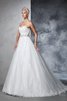 Duchesse-Linie Ärmelloses Klassisches Brautkleid mit Herz-Ausschnitt mit Applikation - 3