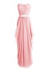Robe demoiselle d'honneur à la mode naturel avec zip manche nulle ligne a - 11