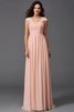 Abito da Damigella in Chiffon Conotta Cerniera Lunghi Principessa - 20