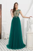 Verlockend Satin Stilvolles Bodenlanges Ballkleid mit Kristall - 3