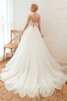 Robe de mariée salle interne magnifique avec décoration dentelle naturel longue - 3