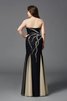 Herz-Ausschnitt Natürliche Taile Perlenbesetztes Anständiges Ballkleid aus Chiffon - 2