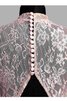 Ärmelloses Reißverschluss Spitze einfaches Ballkleid mit Schlüsselloch Rücken mit Bordüre - 9