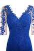 Glamouroso&Dramatico Vestido de Noche de Corte Recto en Tul con Alto cubierto - 2