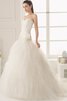 Modesto Vestido de Novia en Encaje de Sala de Sin mangas de Flores - 1