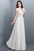 Prinzessin A Linie Plissiertes Normale Taille Brautjungfernkleid mit Drapierung - 29