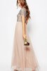 Robe demoiselle d'honneur eclaté mode plissé facile en tulle - 2