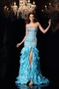 Glamouroso&Dramatico Vestido de Fiesta de Corte Sirena en Organza de Largo - 1