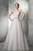 Vestido de Novia de Corte Evasé de Escote de Tirantes Espaguetis de Escote Corazón - 1