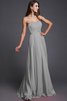Abito da Damigella Principessa in Chiffon A-Line Cerniera Naturale - 26