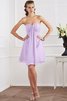 Abito da Damigella in Chiffon A-Line Naturale con Piega Principessa - 19