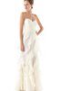 Robe de mariée nature naturel de lotus en plage textile taffetas - 2