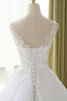 Blendend Prinzessin Schwingendes Bodenlanges Brautkleid mit Kristall - 5