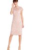 Robe de bal nature facile avec zip de col haut collant - 1