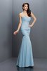 Chiffon Plissiertes Bodenlanges Brautjungfernkleid mit Herz-Ausschnitt mit Empire Taille - 18