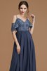 Normale Taille a linie Prinzessin Fabelhaft Brautjungfernkleid ohne Ärmeln - 6