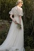 Robe de mariée en tulle elevé morden longue distinguee - 5