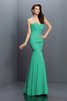 Chiffon Plissiertes Bodenlanges Brautjungfernkleid mit Herz-Ausschnitt mit Empire Taille - 15