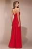 Abito da Damigella Senza Maniche Lunghi Alta Vita in Chiffon Cerniera - 30