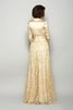 Satin A-Linie Herz-Ausschnitt Bodenlanges Brautmutterkleid mit Jacke - 2