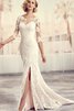 Robe de mariée romantique attirent luxueux femme branché de traîne moyenne - 1