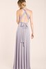 Vestido de Dama de Honor de Corte-A de Sin mangas de Escote halter de Plisado de Fajas - 2