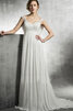 Abito da sposa attraente con perline sogno premaman cerniera alta vita - 1