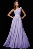 Vestido de Dama de Honor de Sin mangas de Imperio Cintura de Largo de Hasta el suelo - 16