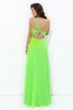 Robe de bal longue d'épaule asymétrique de princesse avec sans manches a-ligne - 2