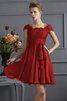 A-Linie Normale Taille Prinzessin Chiffon Brautjungfernkleid mit Bordüre - 25