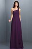 Robe demoiselle d'honneur longue de princesse avec zip avec chiffon ligne a - 13