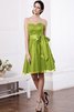Vestido de Dama de Honor de Corte princesa de Corte-A de Escote Corazón con Cintas - 13