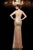 Robe de soirée longue attirent naturel de sirène jusqu'au sol - 2